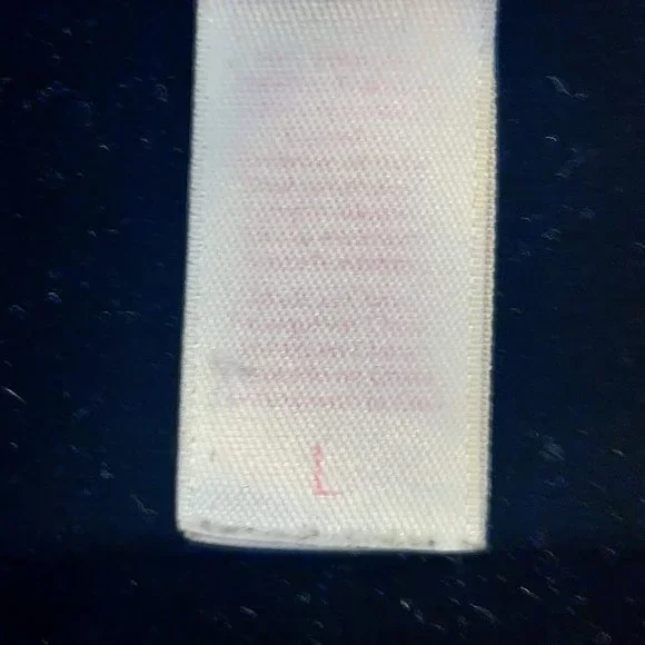 Oscar De La Renta Womens L Pink Label Black Velour 1/2 Zip Long House Sleep Robe - Picture 9 of 10